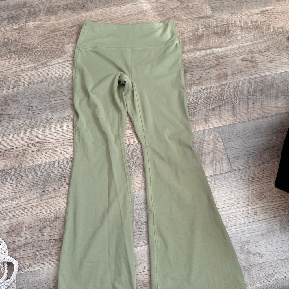 All in Motion Green Flare Leggings (L)